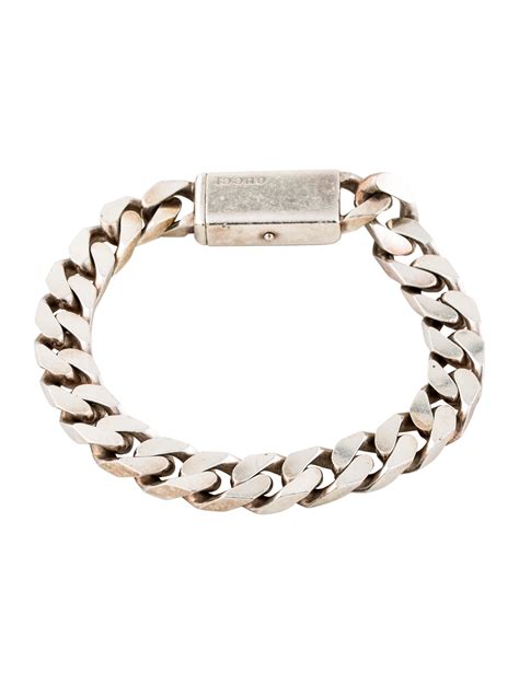 sterling silver gucci link bracelet|Gucci link bracelet price.